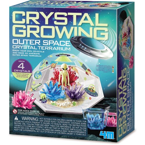 4M - Crystal Growing - Outer Space Crystal Terrarium (DAMAGED BOX)