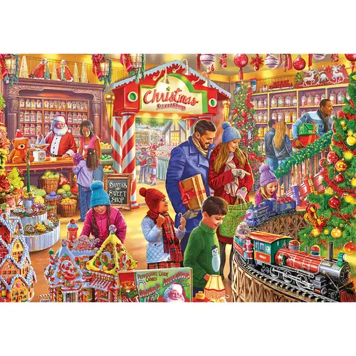 Gibsons - Santa's Sweetshop Large Piece Puzzle 250pc