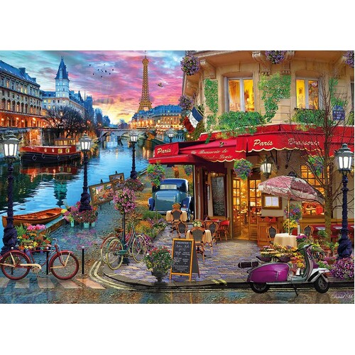 Gibsons - Sunset on the Seine Large Piece Puzzle 500pc