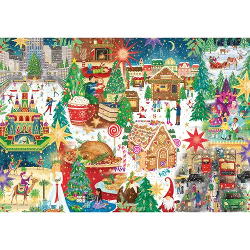 Gibsons - Christmas Around The World Puzzle 500pc