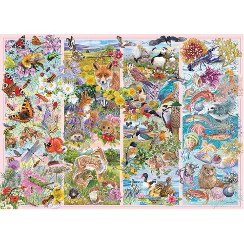 Gibsons - Curious Creatures Puzzle 1000pc