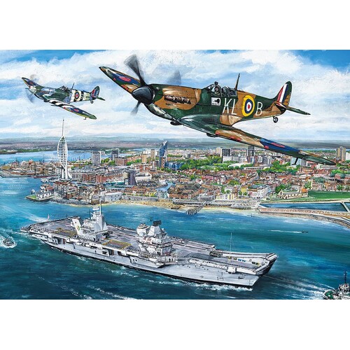 Gibsons - Portsmouth Flypast Puzzle 1000pc