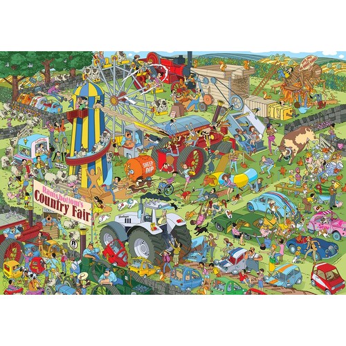 Gibsons - Jokesaws Country Show Chaos Puzzle 1000pc