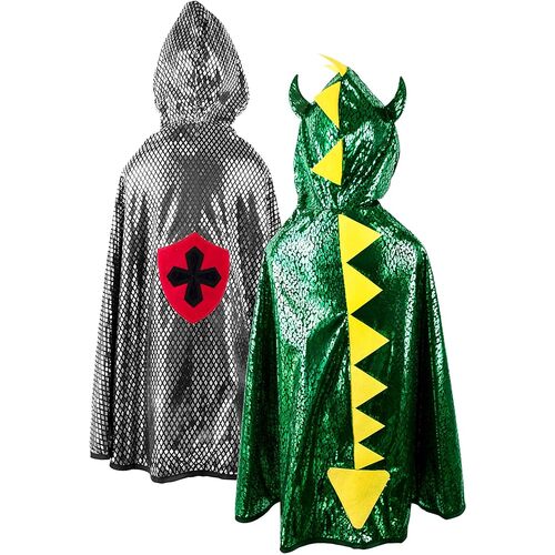 Great Pretenders - Reversible Dragon Knight Cape Size 5-6