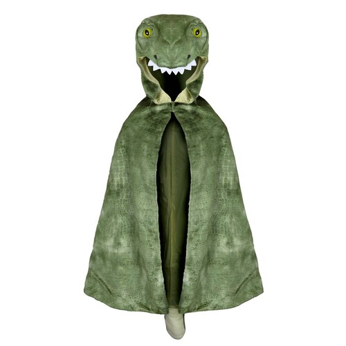 Great Pretenders - T-Rex Hooded Cape - Size 4-5