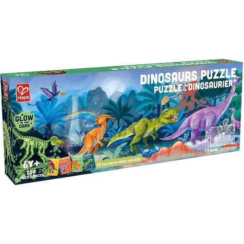 Hape - Dinosaurs Puzzle 200pc  (DAMAGED BOX)