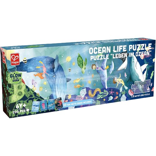 Hape - Ocean Life Puzzle 200pc (DAMAGED BOX)