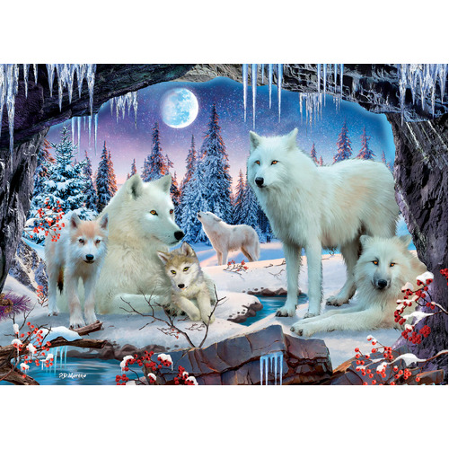 Holdson - Call of the Wild - Winter Wolves Puzzle 1000pc