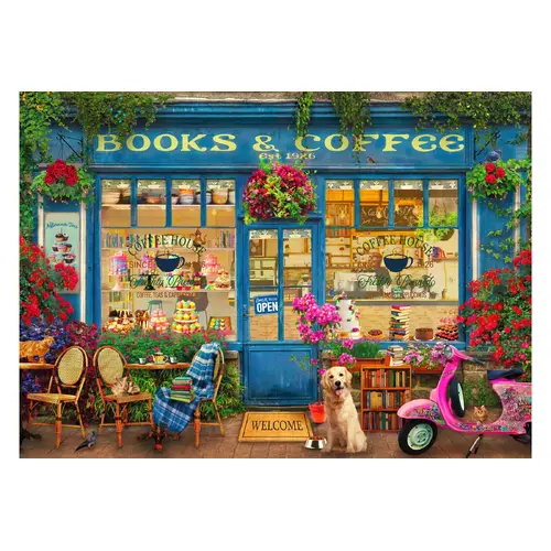 Holdson - Time To Shop Books & Coffee Puzzle 1000pc