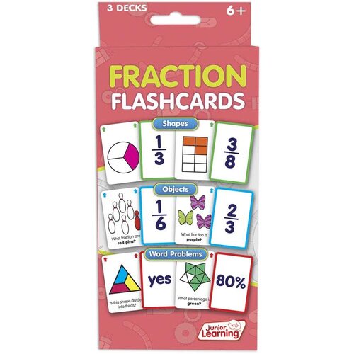 Junior Learning - Fraction Flashcards