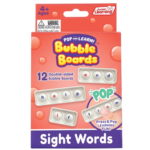 Junior Learning - Sight Word Bubble Boards