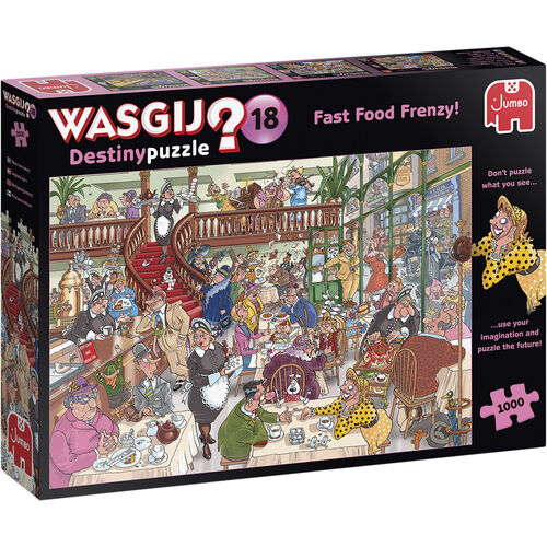 Jumbo - WASGIJ? Destiny 18 Fast Food Frenzy! Puzzle 1000pc