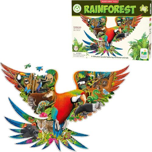 Learning Journey - Wildlife World - Rainforest Puzzle 200pc