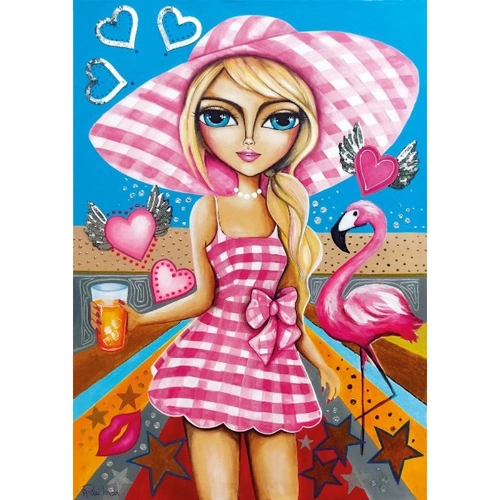 Magnolia - Lady in Pink Puzzle 1000pc