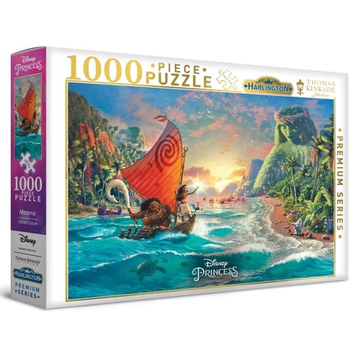 Harlington - Thomas Kinkade Disney - Moana Puzzle 1000pc