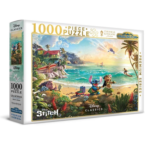 Harlington - Thomas Kinkade Disney - Lilo & Stitch Puzzle 1000pc