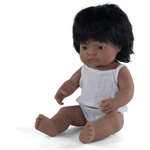 Miniland - Baby Doll Latin American Girl 38cm