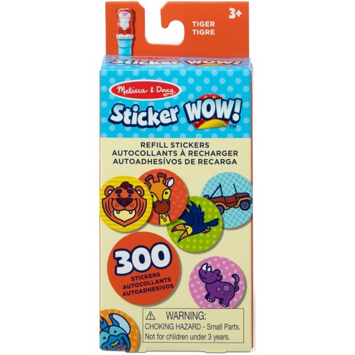 Melissa & Doug - Sticker WOW! Refill Stickers - Tiger