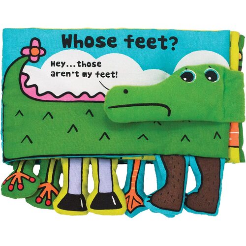 Melissa & Doug - Whose Feet? Soft Activity Book