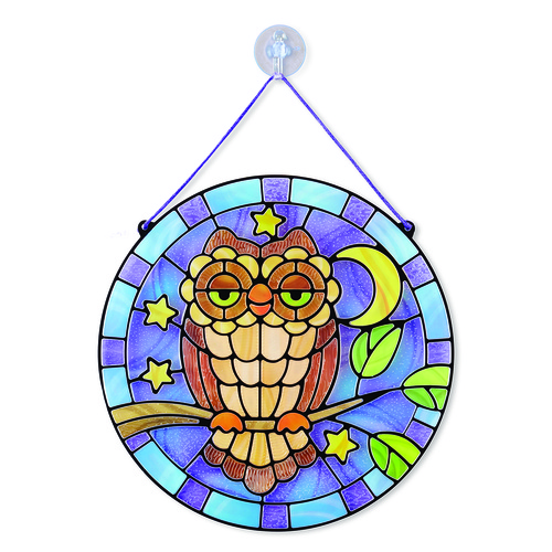 Melissa & Doug - Stained Glass Made Easy - Owl