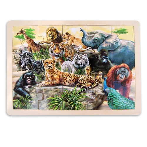 Fun Factory - Wild Animals Puzzle 48pc