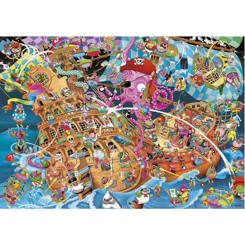 Piatnik - The Pink Pirate Puzzle 1000pc