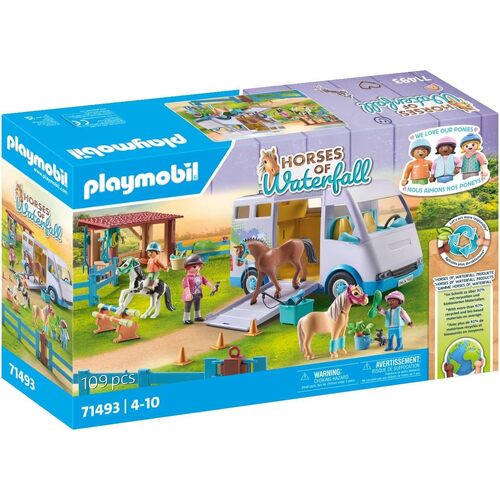 Playmobil - Mobile Horse Riding School 71493