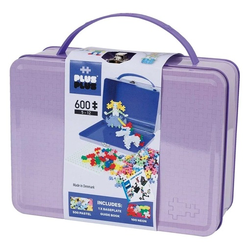 Plus-Plus - Pastel Metal Suitcase 600pc (DAMAGED BOX)