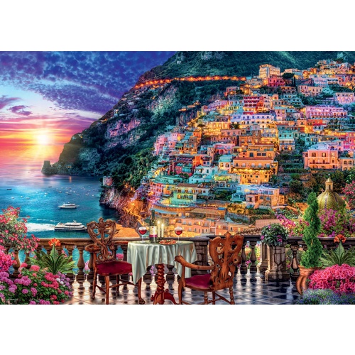 Ravensburger - Dinner in Positano, Italy Puzzle 1000pc