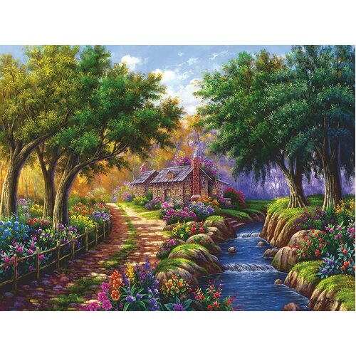 Ravensburger - Cottage by the River Puzzle 1500pc