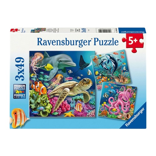 Ravensburger - Underwater Puzzle 3x49pc