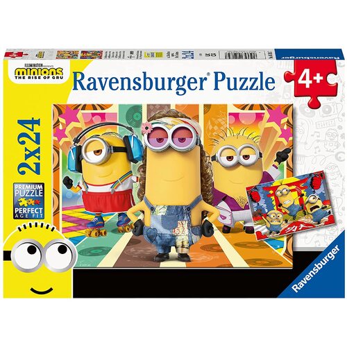 Ravensburger - The Minions in Action Puzzle 2x24pc