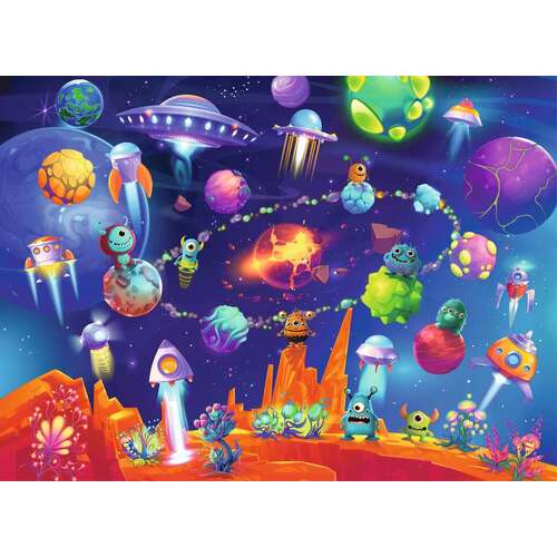 Ravensburger - Space Aliens Puzzle 60pc