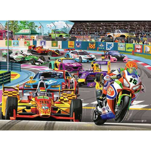 Ravensburger - Racetrack Rally Puzzle 60pc