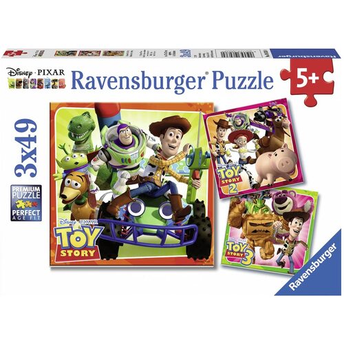 Ravensburger - Disney Toy Story History Puzzle 3x49pc
