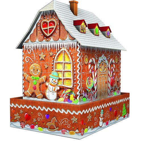 Ravensburger - Ginger Bread House Night Edition 3D Puzzle 216pc