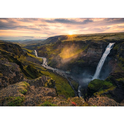 Ravensburger - Haifoss Waterfall, Iceland Puzzle 1000pc