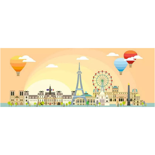 Ravensburger - A Day in Paris Panorama Puzzle 1000pc