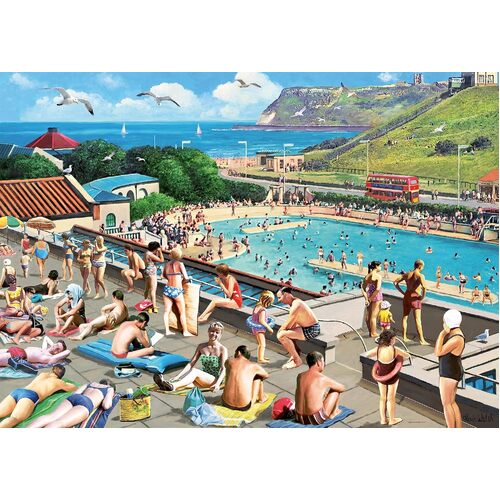 Ravensburger - Leisure Days: Scarborough North Bay Puzzle 1000pc