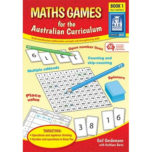 Maths Games for the Australian Curriculum Book 1 (Years 1 & 2)