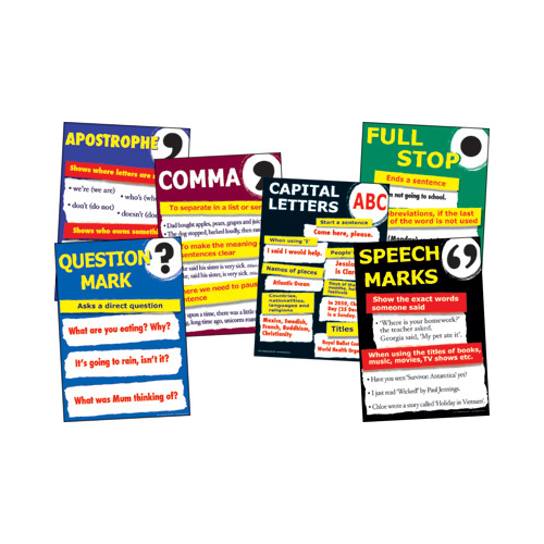 Buy Introducing Punctuation Charts (set of 6)