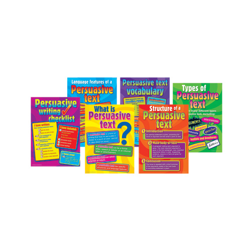 Persuasive Text Posters (set of 6)