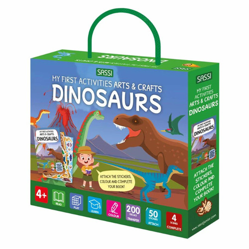 Sassi - Dinosaurs Arts & Crafts Set