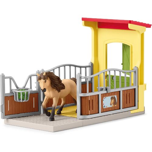 Schleich - Pony Box with Iceland Pony Stallion 42609