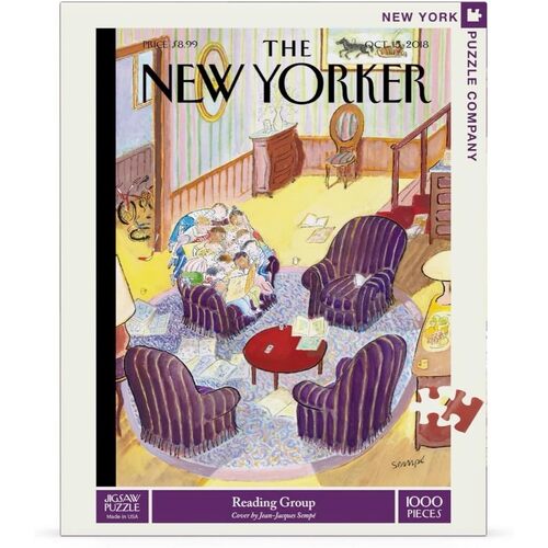 New York Puzzle Company - Reading Group Puzzle 1000pc (DAMAGED BOX)