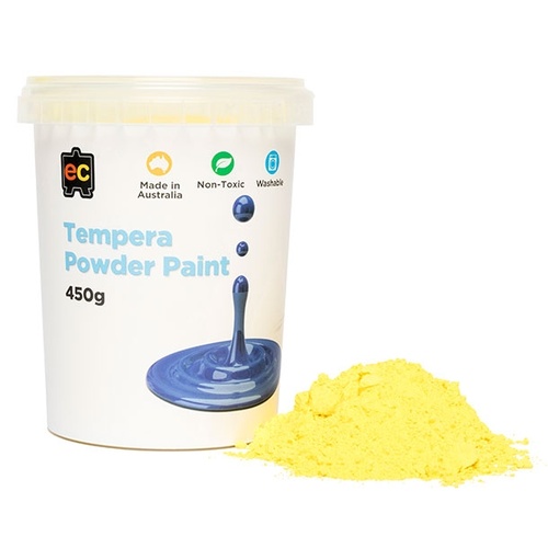 EC - Tempera Powder Paint 450gm Yellow