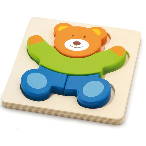 Viga Toys - Mini Block Puzzle - Bear (DAMAGED BOX)