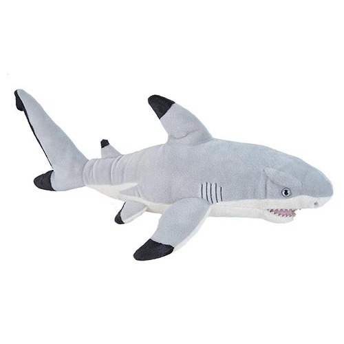 Wild Republic - Cuddlekins Black Tipped Shark 50cm (STITCHING ERROR)