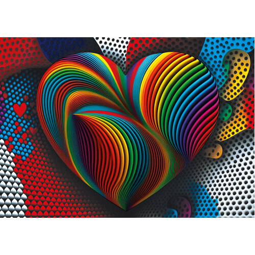 Yazz - Rainbow Heart Puzzle 1000pc