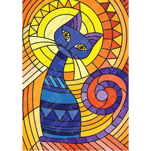 Yazz - Geometric Cat Puzzle 1000pc